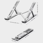 Foldable Ergonomic Aluminum Laptop Stand