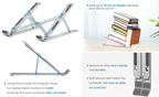 Foldable Ergonomic Aluminum Laptop Stand