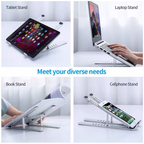Foldable Ergonomic Aluminum Laptop Stand